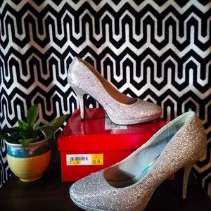 Silver Slipper heels